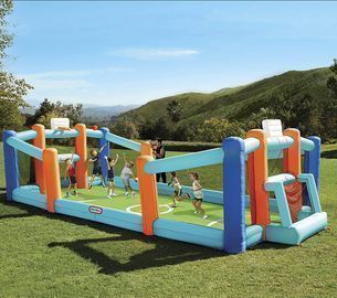Little Tikes Huge Inflatable Backyard Soccer & Basketball Court