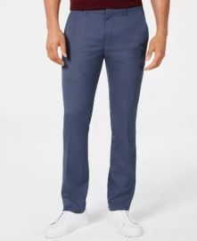 Alfani Men's AlfaTech Classic-Fit Stretch Pants