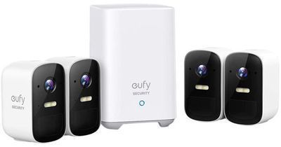 eufyCam 2C 1080p Wireless Home Security 4-Camera Kit w/ Night Vision