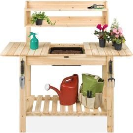 Wood Garden Potting Bench
