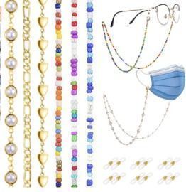 Mask Lanyard 18K Gold Glasses Chain