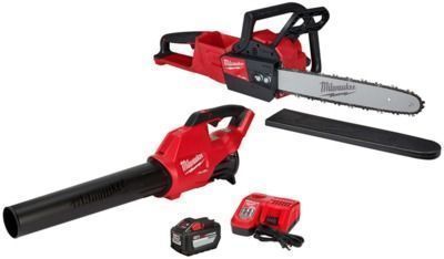 Milwaukee Tool 18V M18 16 Cordless Chainsaw and Blower Tool Kit