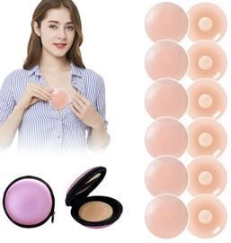 6 Pairs Silicone Nipple Covers Breast Petals