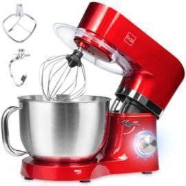 6.3Qt Stainless Steel Kitchen Stand Mixer + 3 Attachments