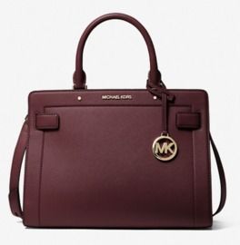 Michael Kors Rayne Medium Saffiano Leather Satchel