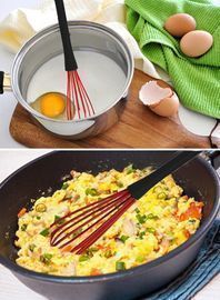 Mini Kitchen Silicone Whisk