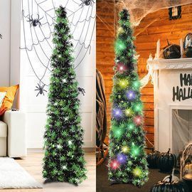 5 Foot Halloween Tree with 50 LED Lights