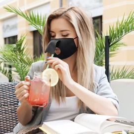 Face Covering with Hole - 2 pack