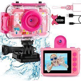Kids Waterproof Action Camera