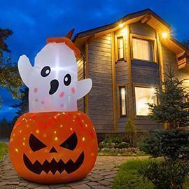 Parasaka 5' Inflatable Pumpkin Ghost