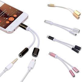 USB Type C to 3.5mm Headphone and Charger Adapter