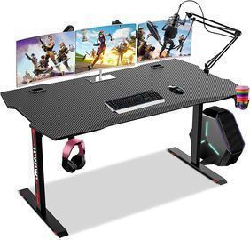 60 Gaming Desk With Cup Holder