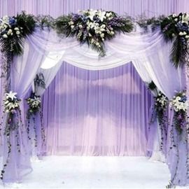 16.4FT Crystal Organza Fabric Tulle
