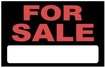 8 x 12 For Sale Sign