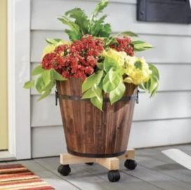 YMMV - Vigoro 13 Wood Plant Caddy