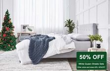 Microfiber Sheets Sets -White Queen Size