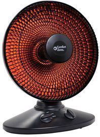 Comfort Zone 700/1000-Watt Oscillating Portable Space Heater