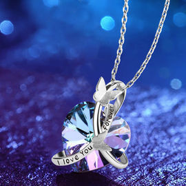 Butterfly Crystal Necklace