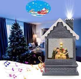Christmas Snow Globe Projector