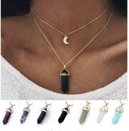Natural Crystal Stone Pendant
