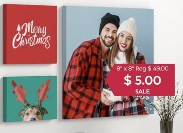 Canvas Prints Starting at JUST $5!!