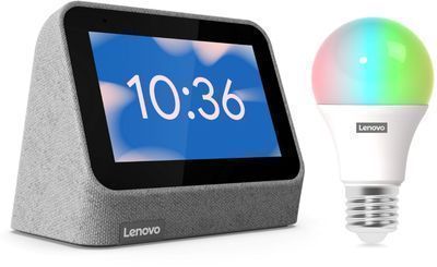 Lenovo Gen. 2 Smart Clock + Color Smart Bulb