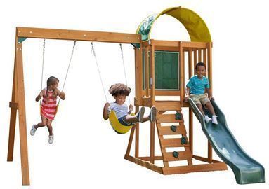 KidKraft Ainsley Wooden Outdoor Swing Set