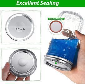 100 Pcs Regular Mouth Lids