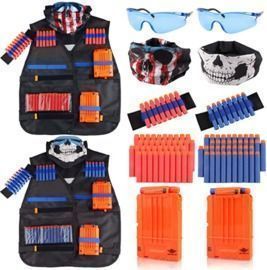 Tactical Vest Kit 2 Pack for Nerf Guns