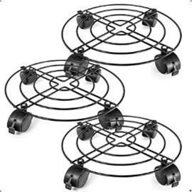 Plant Stand with Lockable Roller