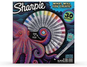 Sharpie Permanent Marker Spinner 30-Pack
