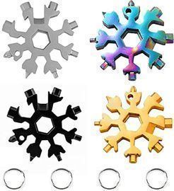 18 in 1 Stainless Steel Snowflake Wrench Tool