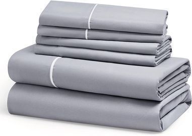 Queen Deep Pocket Bed Sheet Set - Dark Grey