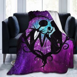 Nightmare Before Christmas Soft Flannel Throw Blanket