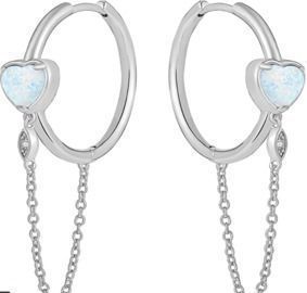 Triangle Shape Hoop Earrings