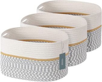 3-Pack Woven Storage Basket