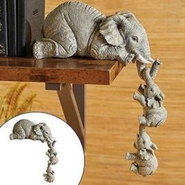 Elephant hanging baby elephant ornaments