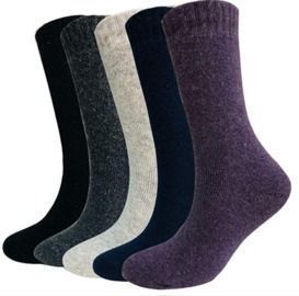 5 Pairs Cozy Wool Socks