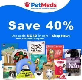 1-800-PetMeds - 40% Off + Extra 5% With Autoship (New Customers)