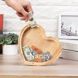 Personalized Wooden Piggy Bank