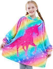 Wearable Blanket Hoodie for Kids