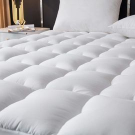 Mattress Pad Cover Mattress Toppers, Pillow Top Quilted Fitted Mattress Cover with 8-21 Inch Deep Pocket