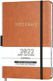 2022 Diary Planner/Appointment Book, Brown
