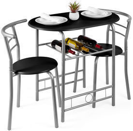 3-Piece Wooden Table & Chairs Dining Set