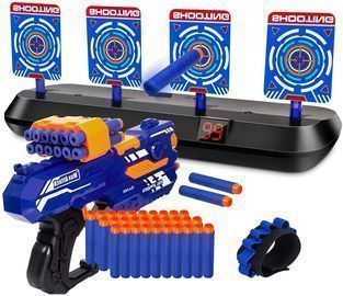 Digital Shooting Targets with Foam Dart Toys