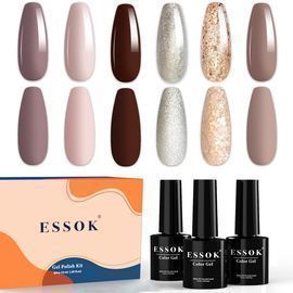 6 Color Gel Nail Polish Kit