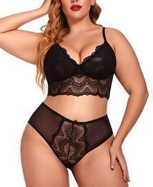 Plus Size Lingerie Set