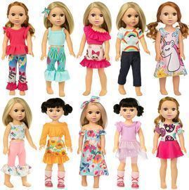 10 Set of 14.5 Inch Dolls