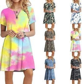 Boho Beach Mini Dress