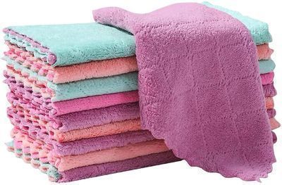 12 Pack of Microfiber Cleaning Cloth